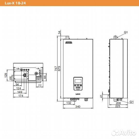 Электрокотел Zota LUX-X 18