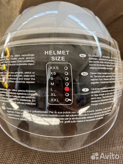 Шлем для скутера новый