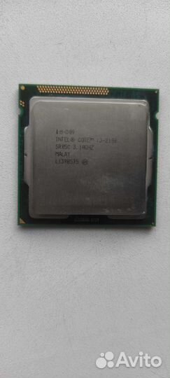 Процессор intel core i3 2100 с охладом
