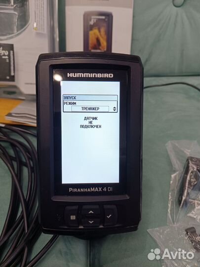 3-х Лучевой,Дон скан.Humminbird Piranha MAX 4 DI