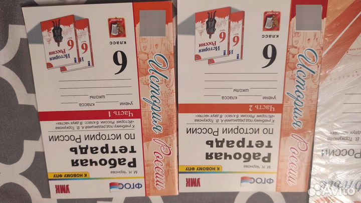 Рабочая тетрадь по истории России в двух частях