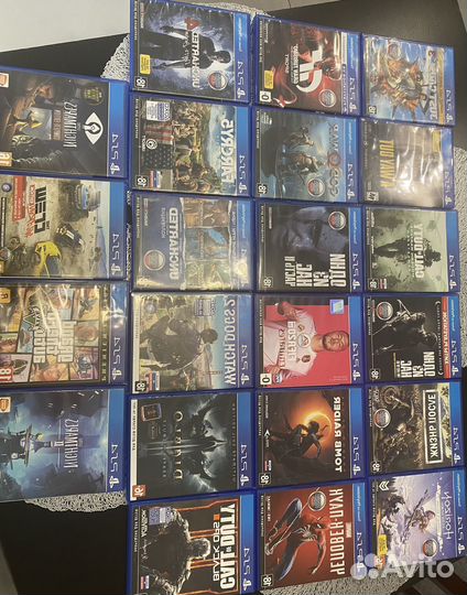 Игровые диски на ps4 бу