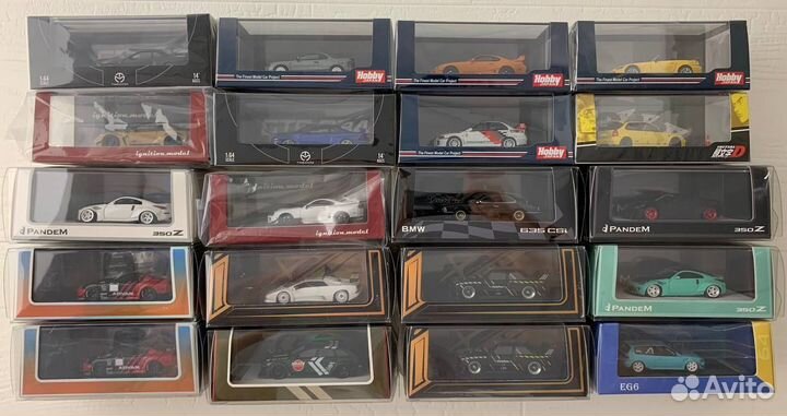 Новые и запакованные JDM машинки 1:64