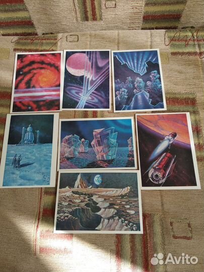 Комплект открыток А. леонова