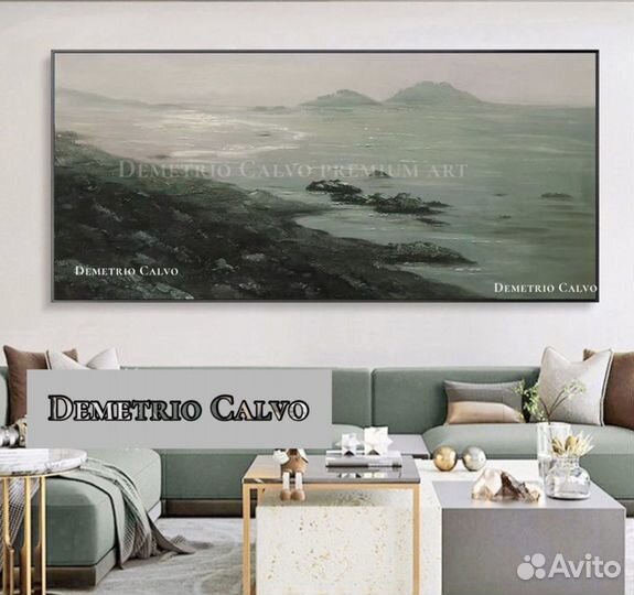 Картины премиум качества:море,абстракция,золото