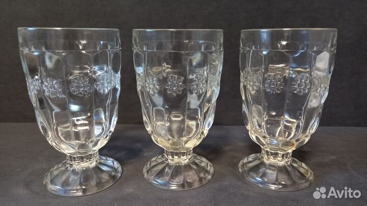Бокалы старое советское стекло