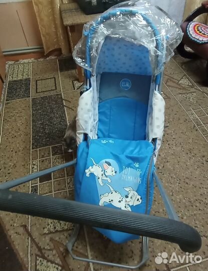 Детские санки коляска