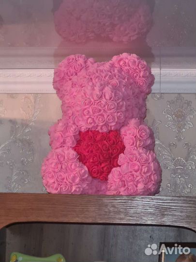 Мишка из цветов