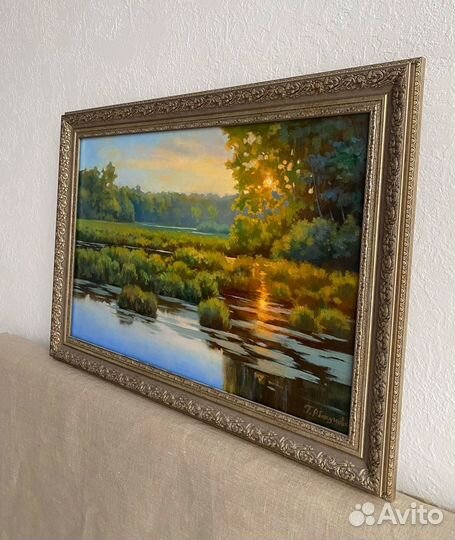 Картина маслом на холсте. Пейзаж