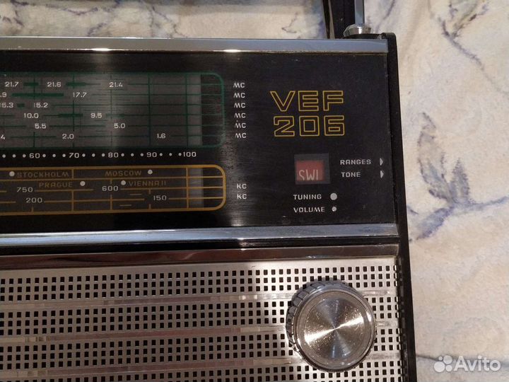Радиоприемник VEF-206.ссср