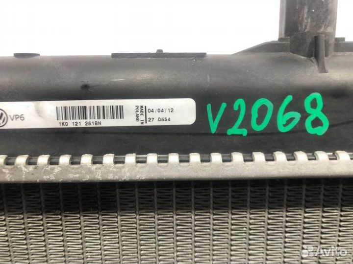 Дополнительный радиатор ож Volkswagen Golf MK6 CAX