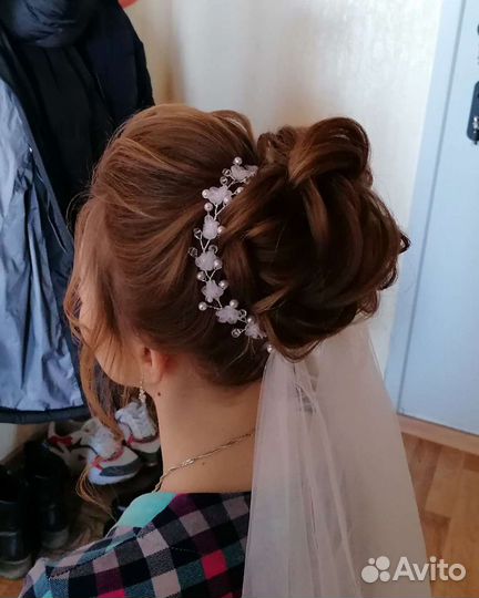 Свадебные прически и макияж