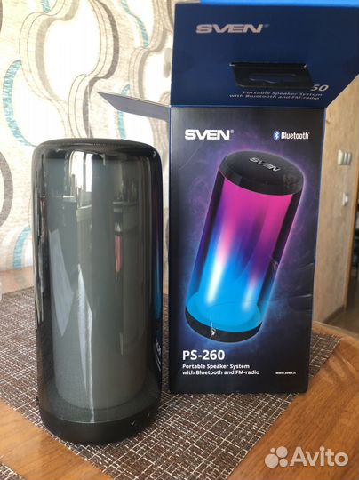 Портативная колонка bluetooth sven