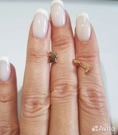 Золотые серьги