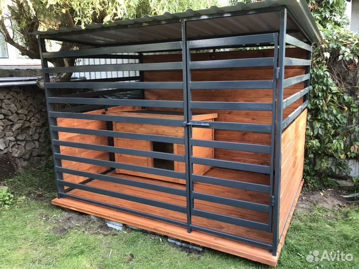Будка вольер для собаки