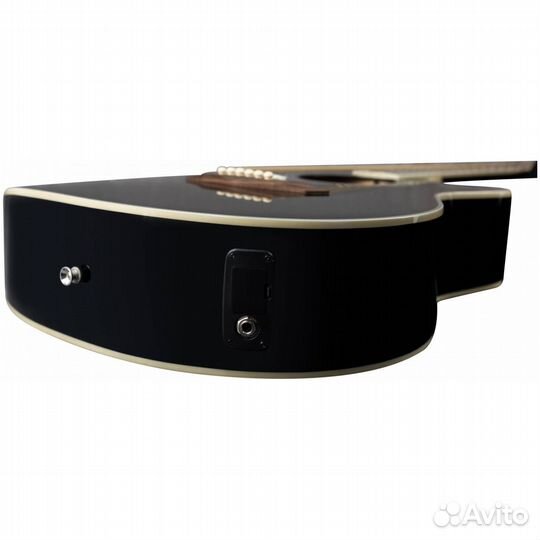 Электроакустическая гитара Flight AG-210 CEQ BK