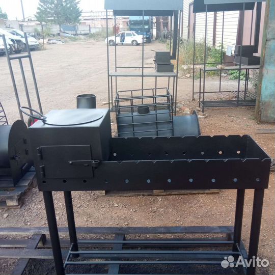 2 в 1. Мангал с печкой