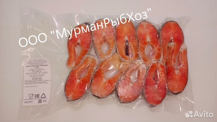 Стейки форели в в/у (опт)
