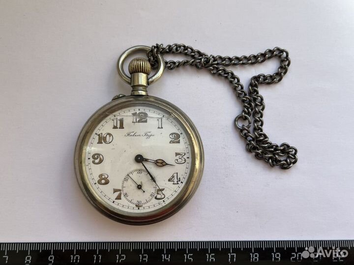 Большие карманные часы Павел Буре, до 1917г