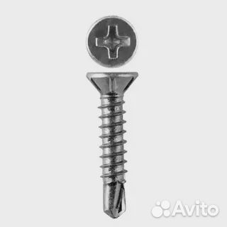 Саморезы оконные 3,9х19 со сверлом, цинк