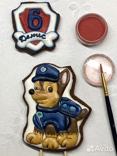 Пряничные топперы на заказ для украшения торта