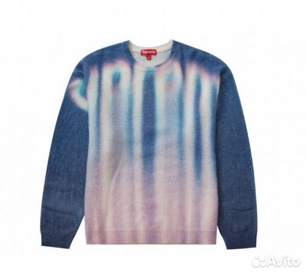 Свитер Supreme Blurred Logo чёрный