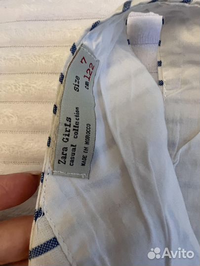 Платье летнее Zara на девочку 122