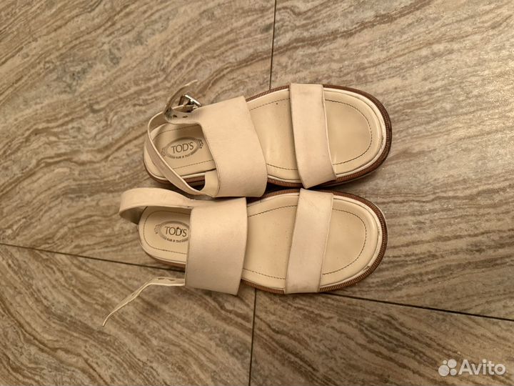Сандалии Tod's, оригинал, б/у, 37.5 размер