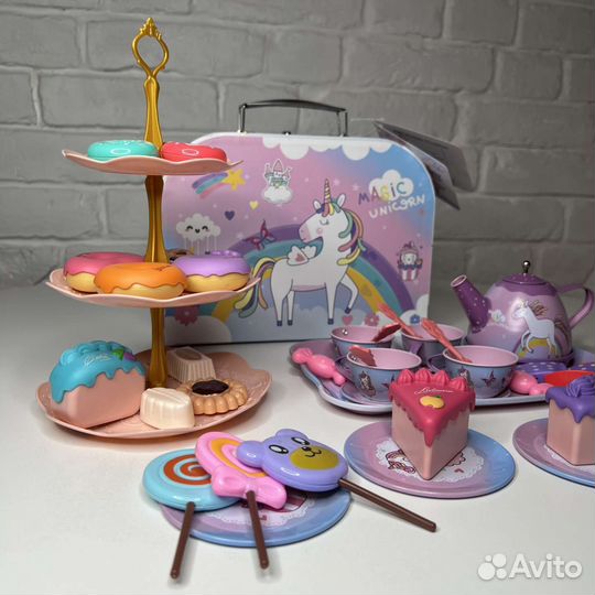 Подарочный набор игрушечной посуды 