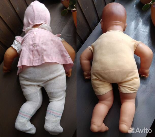 Пупс гдр мягконабивной в одежде 57-60 см