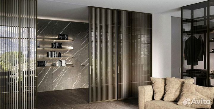 Межкомнатная перегородка из реек