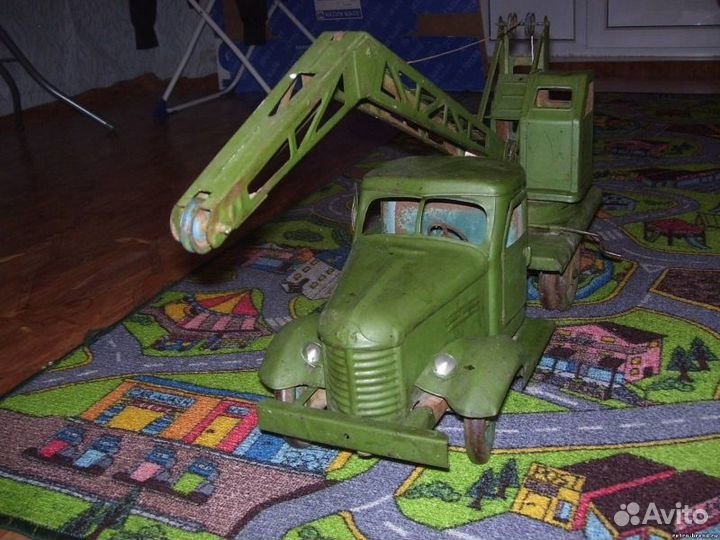 Автокран зс игрушка СССР 55см редкий
