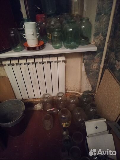 Стеклянная трёхлитровая банка 3 литра