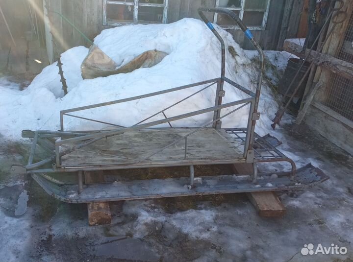 Сани для снегохода бу