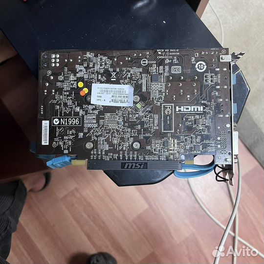 Видеокарта MSI AMD Radeon HD 7750 1гб gddr5