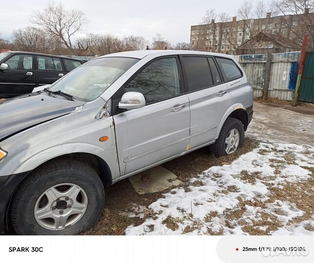 SsangYong Kyron 2.7 AT, 2005, битый, 200 000 км