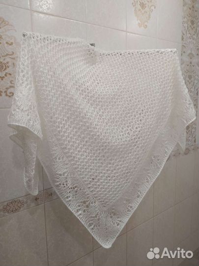 Шаль ажурная
