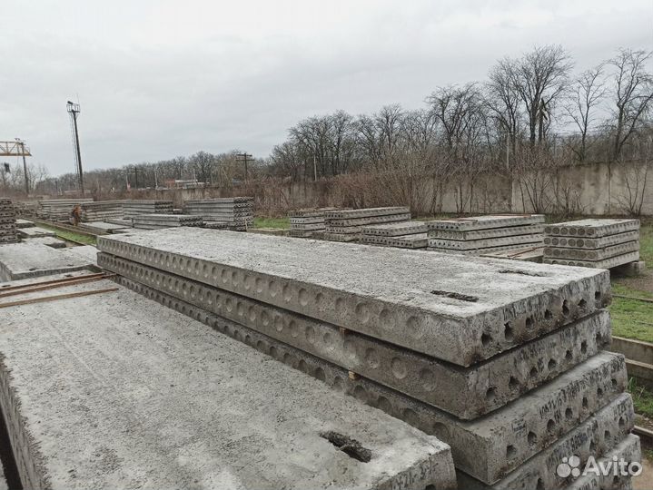 Плиты перекрытия пустотные