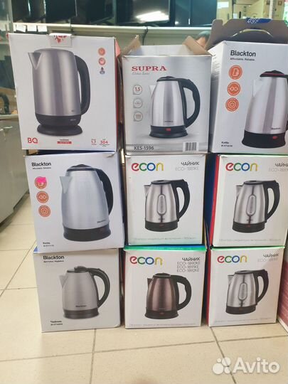 Чайник Supra Металл, Стекло