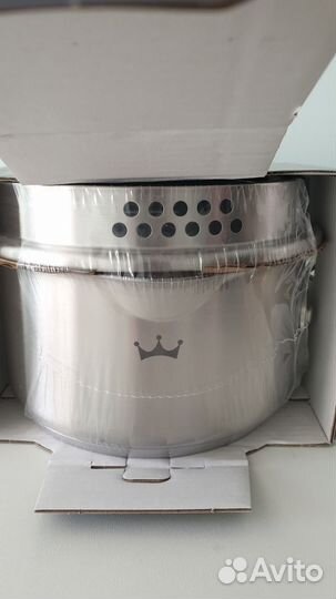 Ковш с крышкой из нержавеющей стали Royal Kuchen