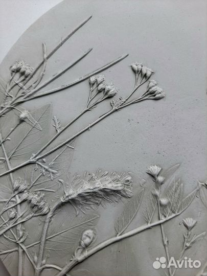 Гипсовое панно барельеф