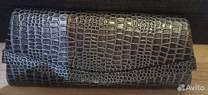 Женский кожаный клатч