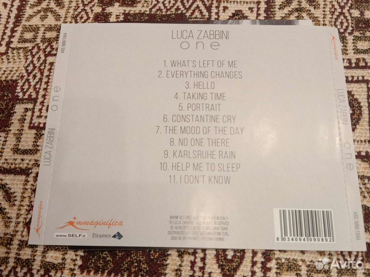 Cd luca zabbini one (barock project)