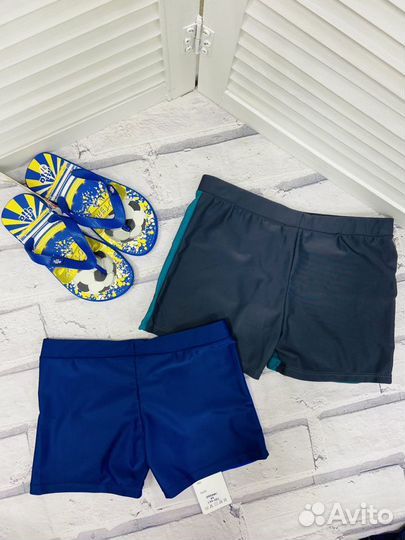 Новые купальные плавки боксеры для мальчика