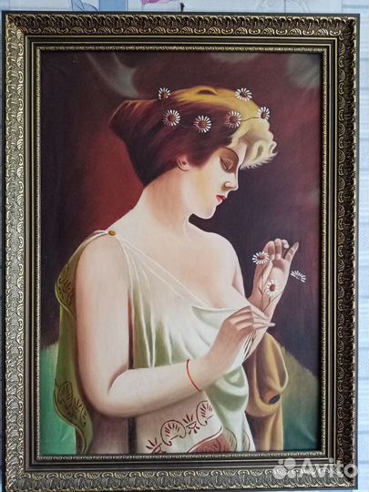 Антикварная копия картины Ризена 