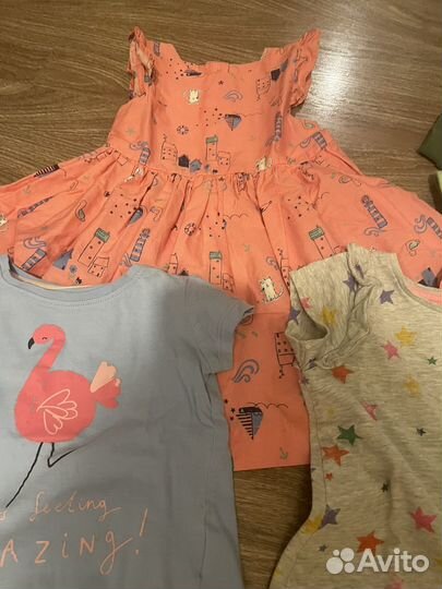 Вещи пакетом для девочки 80-86