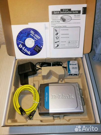 Модем adsl D-Link DSL-300T