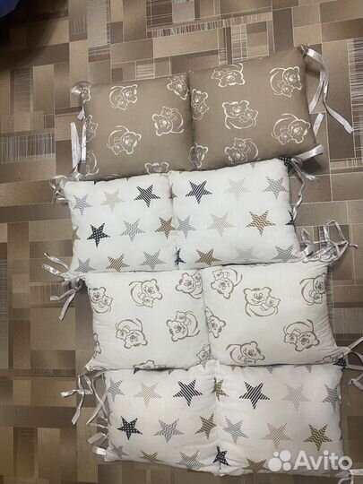 Бортики на кроватку