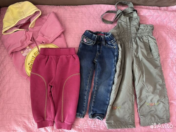 Пакет вещей для девочки 1,5-2 года