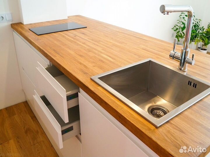 Столешницы из массива ценных пород - бук